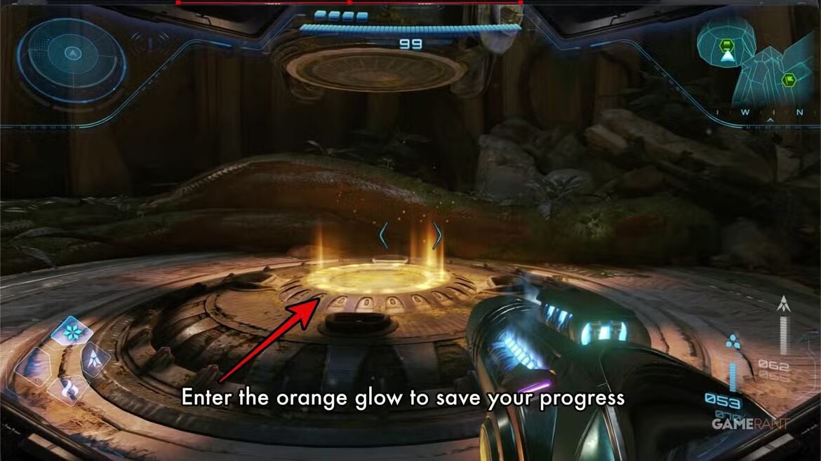 Станция сохранения в Metroid Prime 4: Beyond