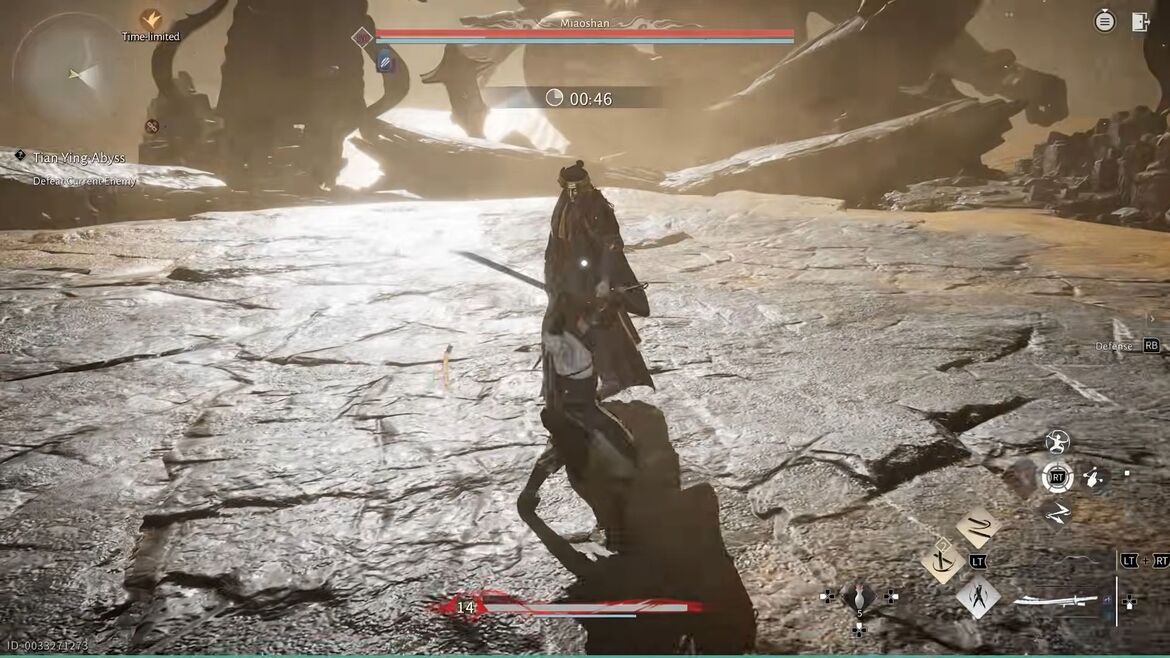 Битва с боссом в три фазы