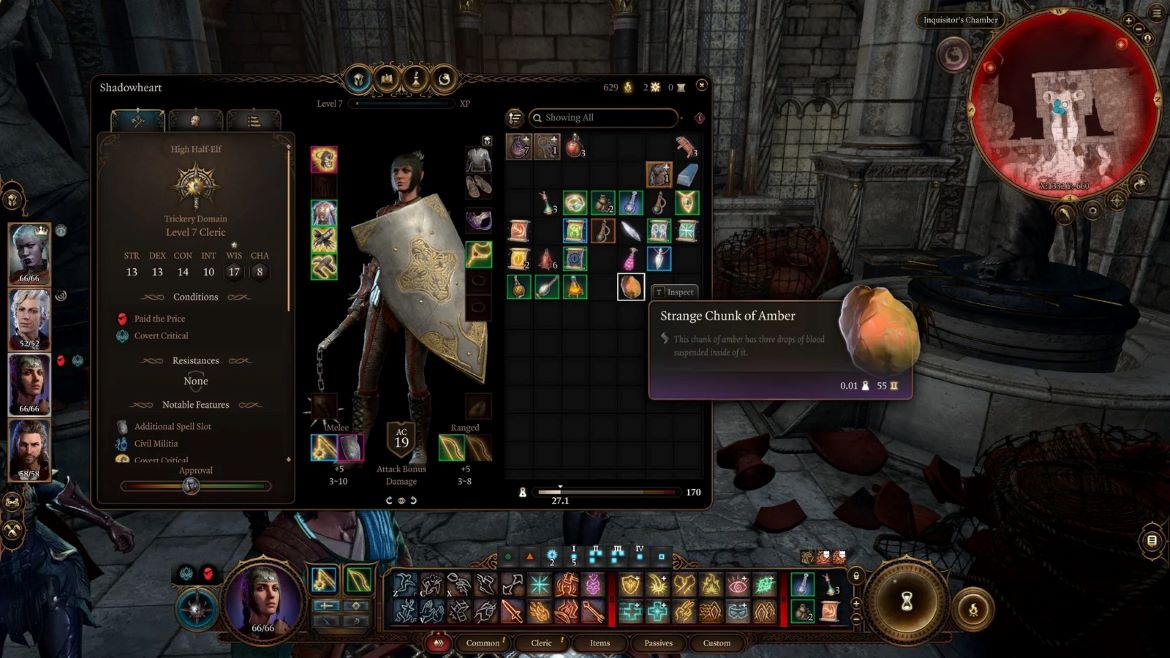 Для чего используется странный кусок янтаря в Baldurs Gate