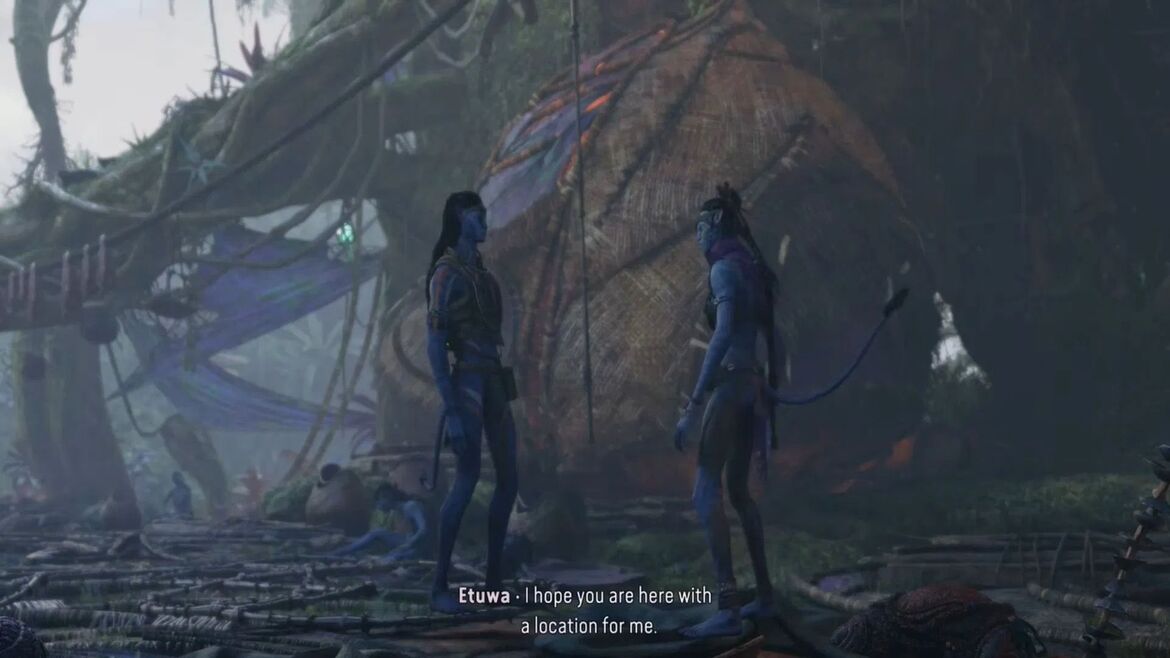 Начало второй части задания Огонь Этувы в Avatar Frontiers of Pandora