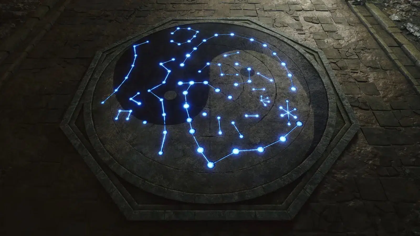 Решение головоломки с созвездием Решение головоломки с созвездием