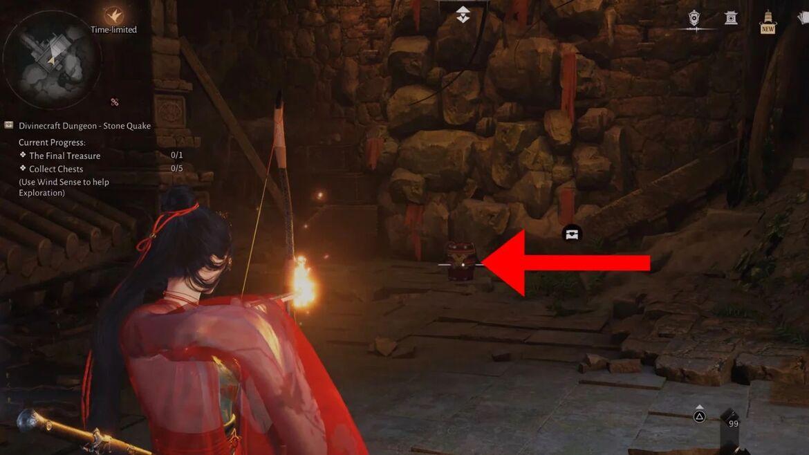 Сундук № Подземелья Божественного Ремесла Каменный Толчок