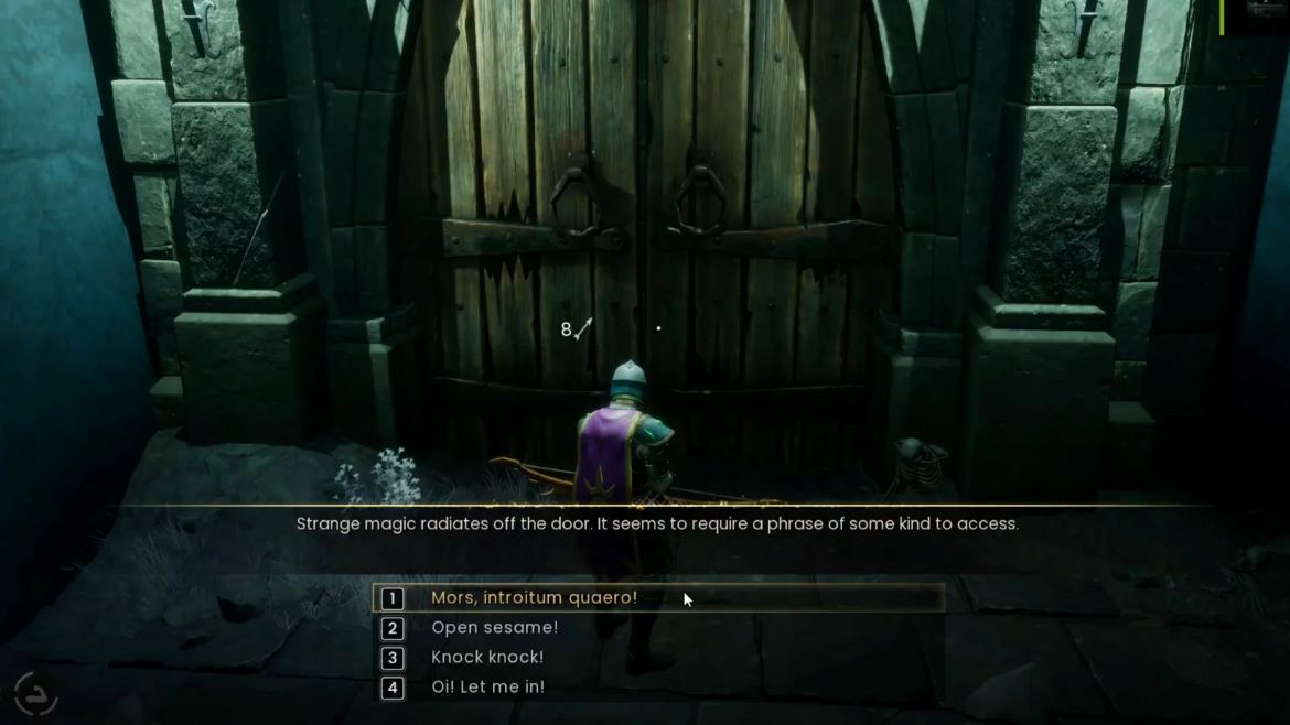 Откройте странную дверь