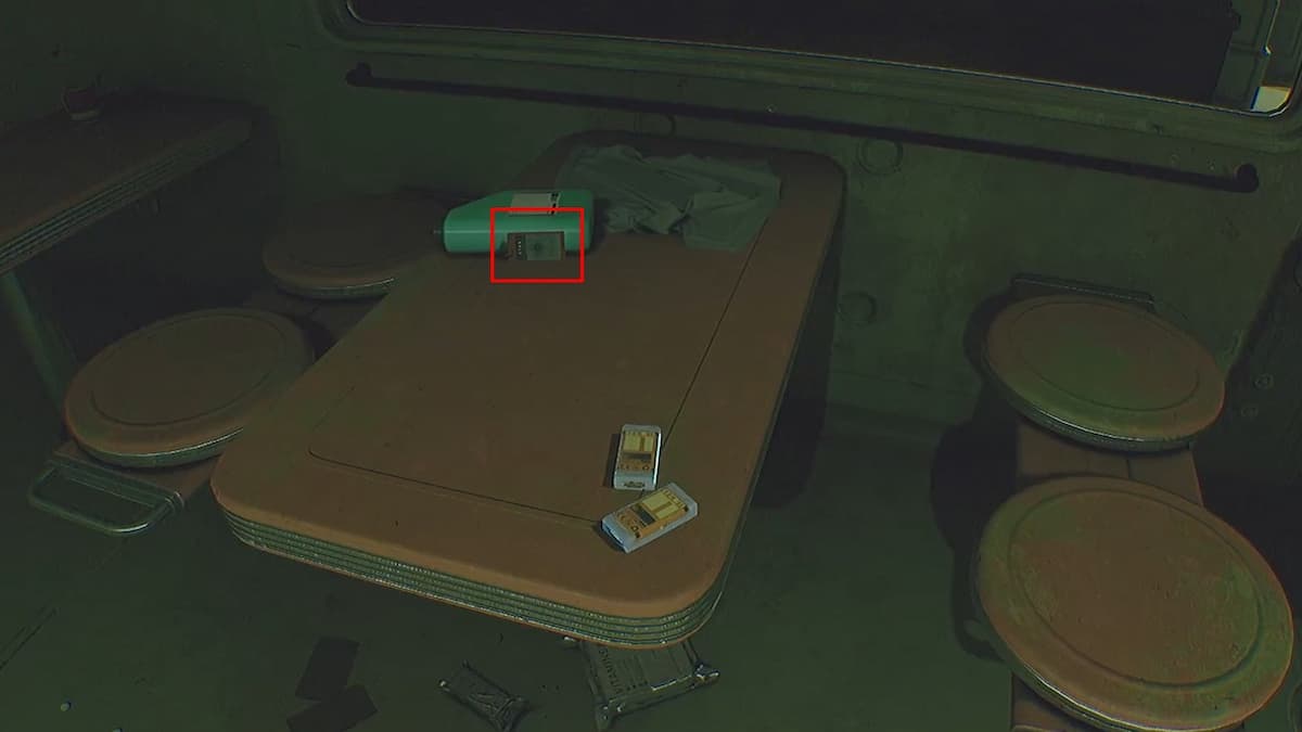 Посмотрите на стол с ключ картой