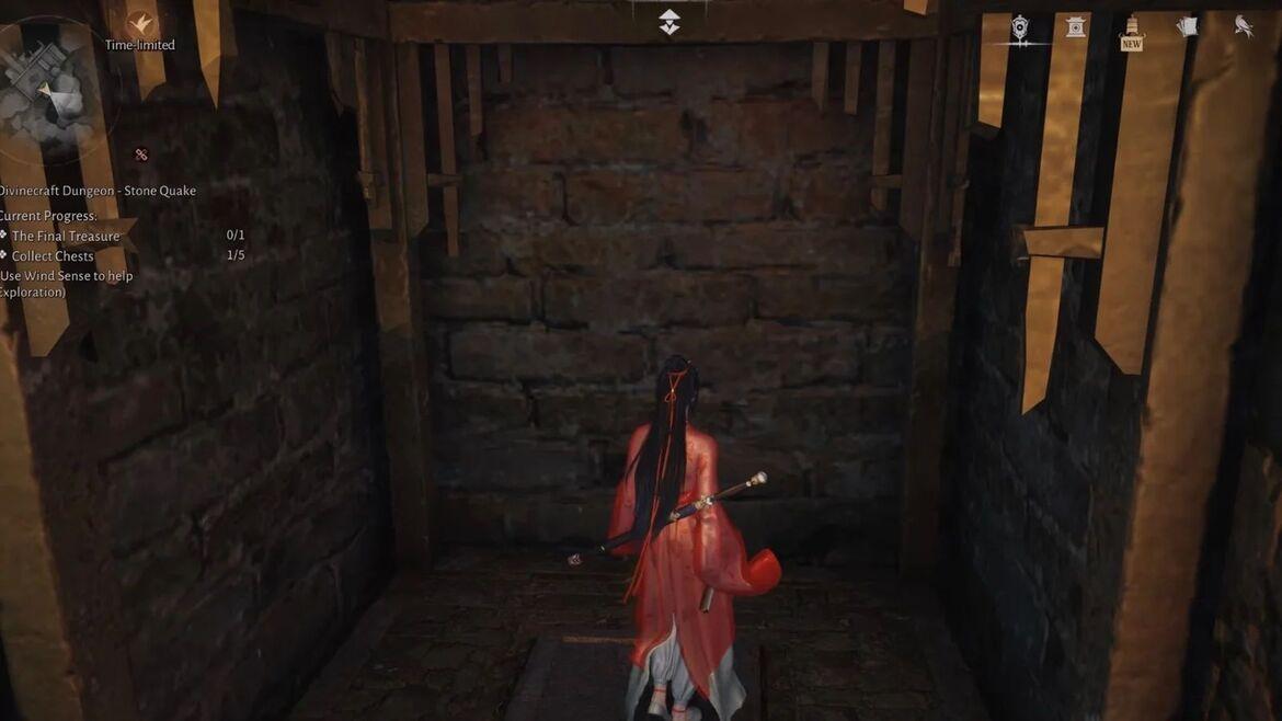 Поместите бочку на блок чтобы активировать лифт впереди