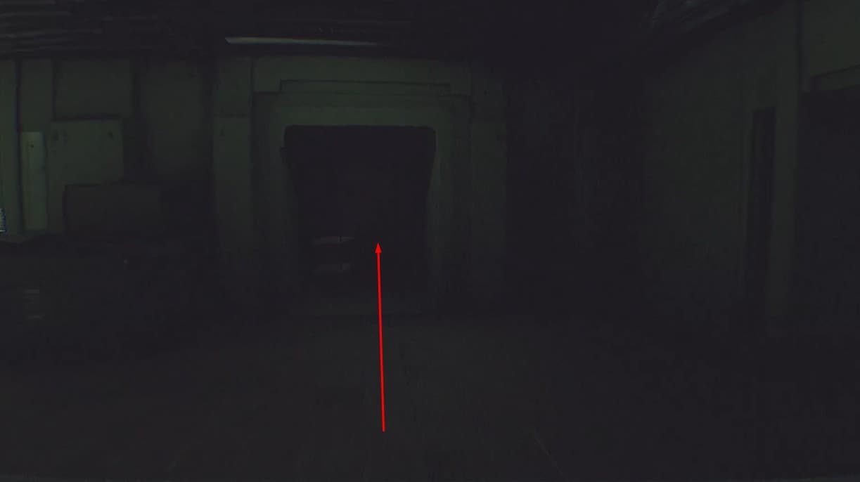 Продолжайте идти прямо через другой коридор