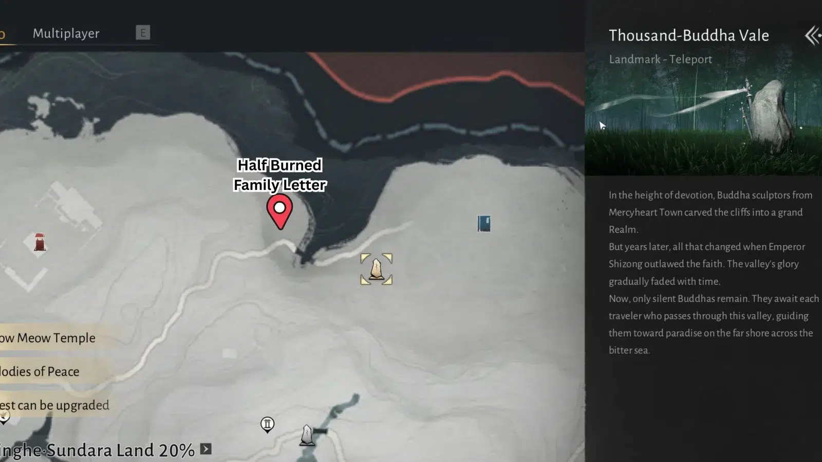 Идите на север между Монастырём Милосердного Сердца и Долиной Тысячи Будд