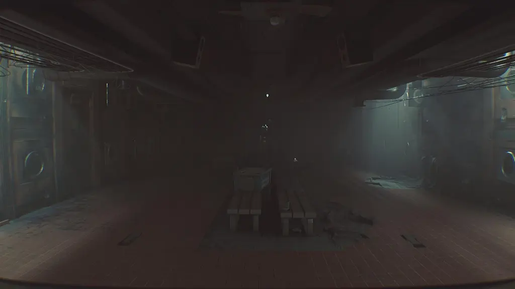 Вы попадёте в прачечную где увидите Робота