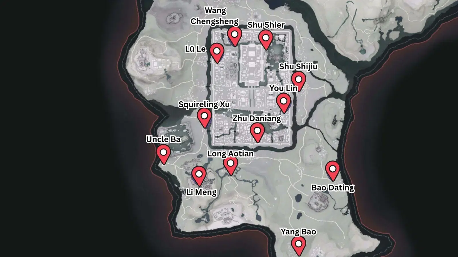 Локации Мадяо в Кайфэне