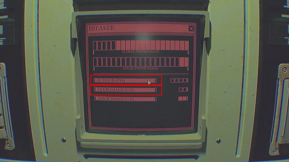 На блоке питания подайте питание на Эхографию