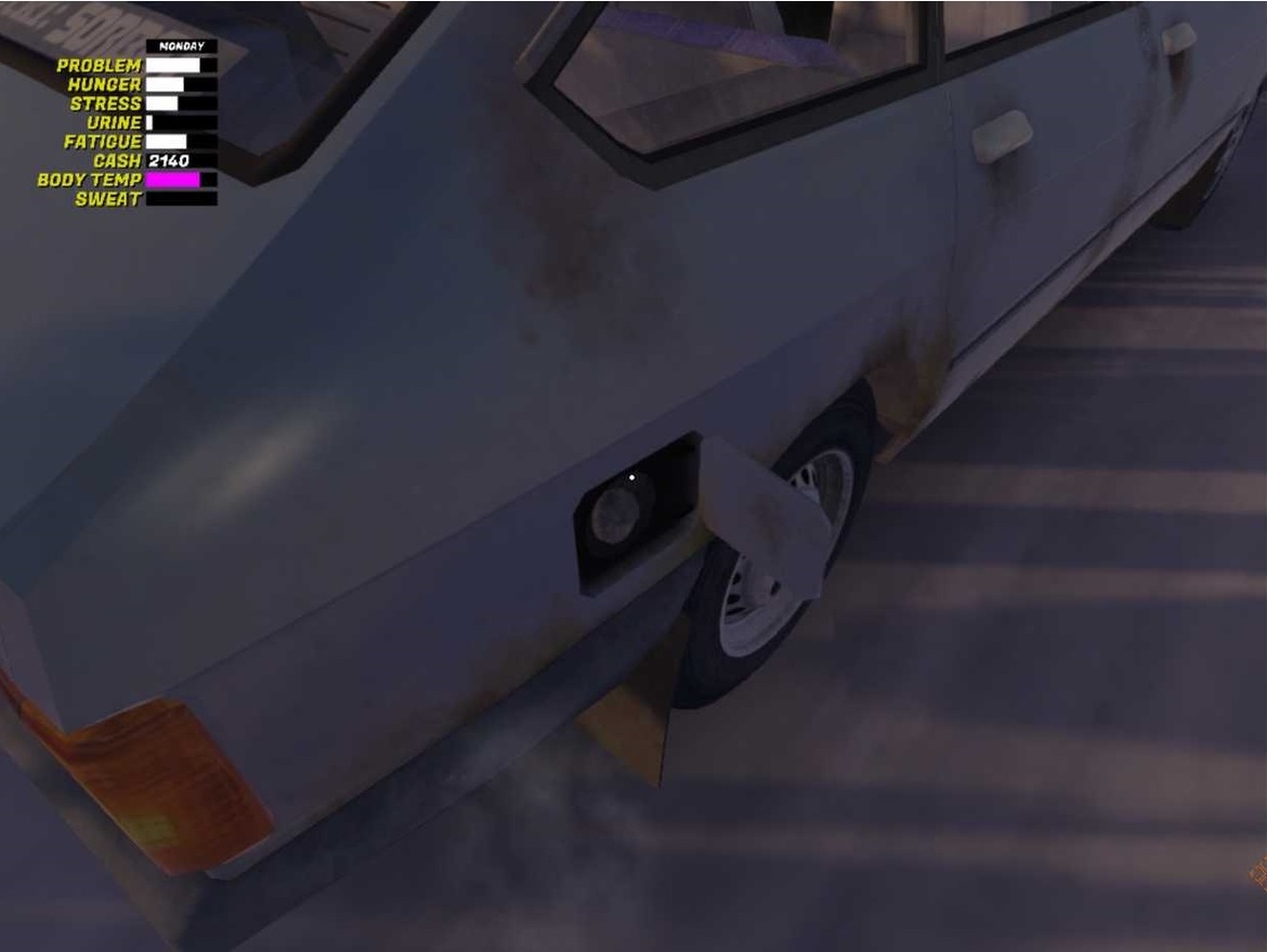 Открутите крышку вращая колёсико мыши пока она не исчезнет