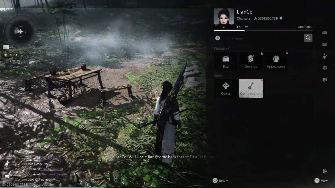 Откройте вкладку меню Внешность