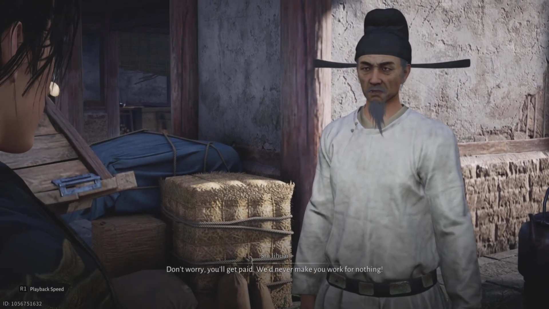 Разговор с Ши Цзихуаем для начала задания