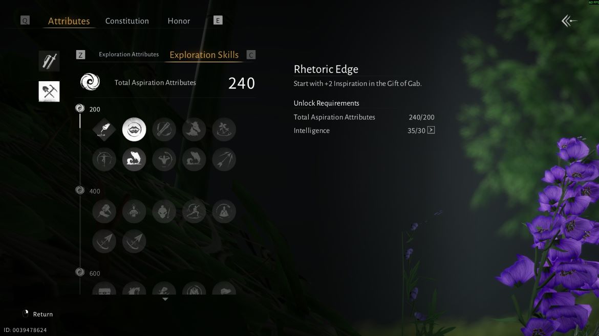 Что такое таланты стремления в Where Winds Meet