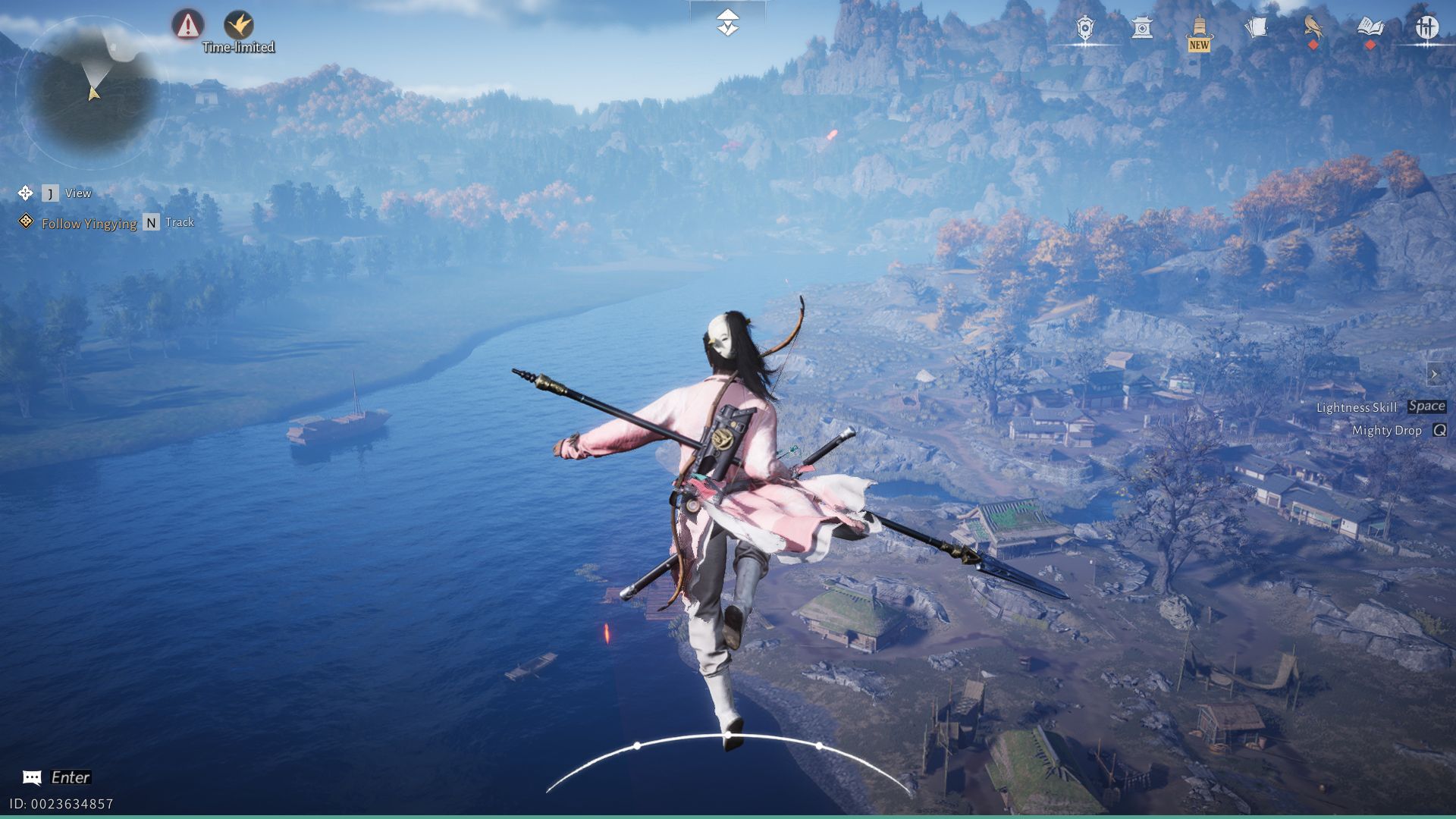 Как летать и использовать навыки лёгкости в Where Winds Meet