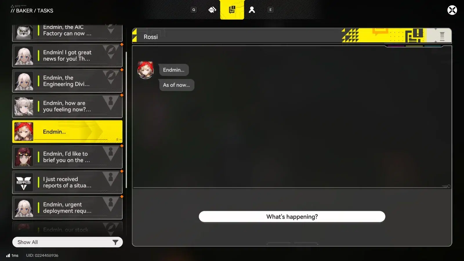 Начало задания