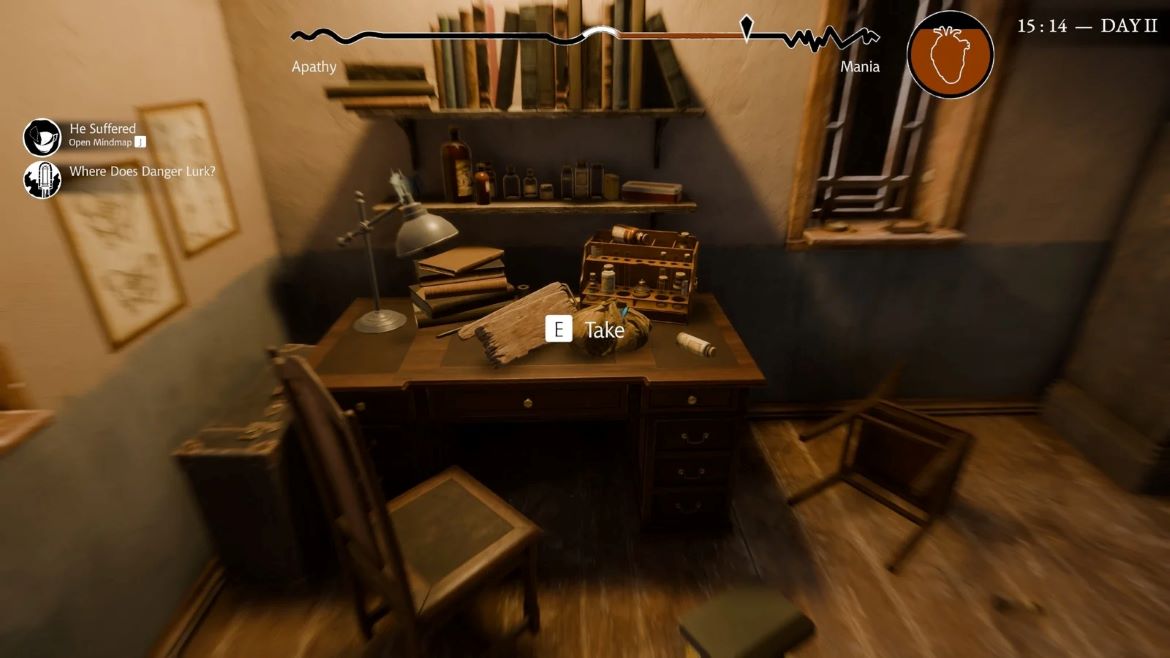 После этого разговора вам будет поручено найти спору плесени где то на втором этаже дома Исидора