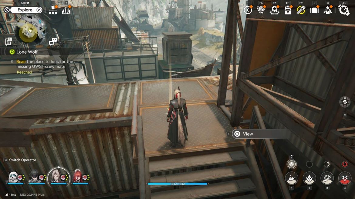 Далее просканируйте местность