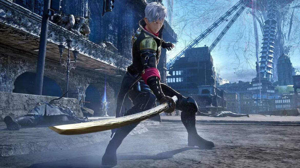 Кадр из аниме экшена Code Vein 2 от Bandai Namco