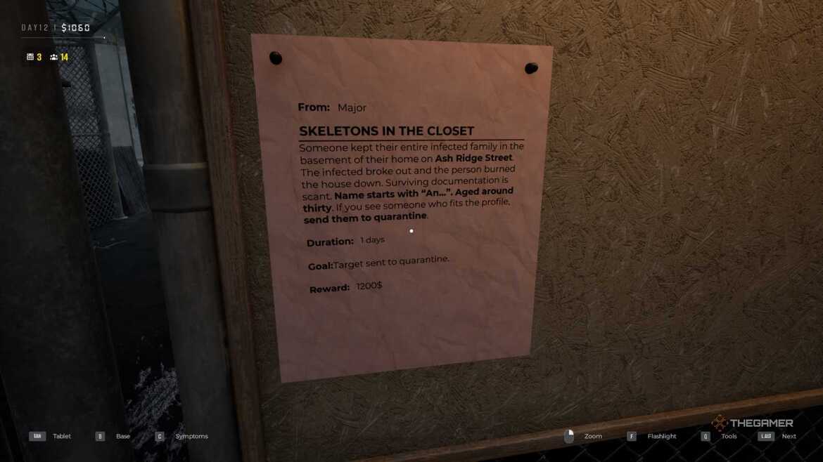 Как выполнить квест Skeletons In The Closet Текст квеста Skeletons In The Closet в Quarantine Zone