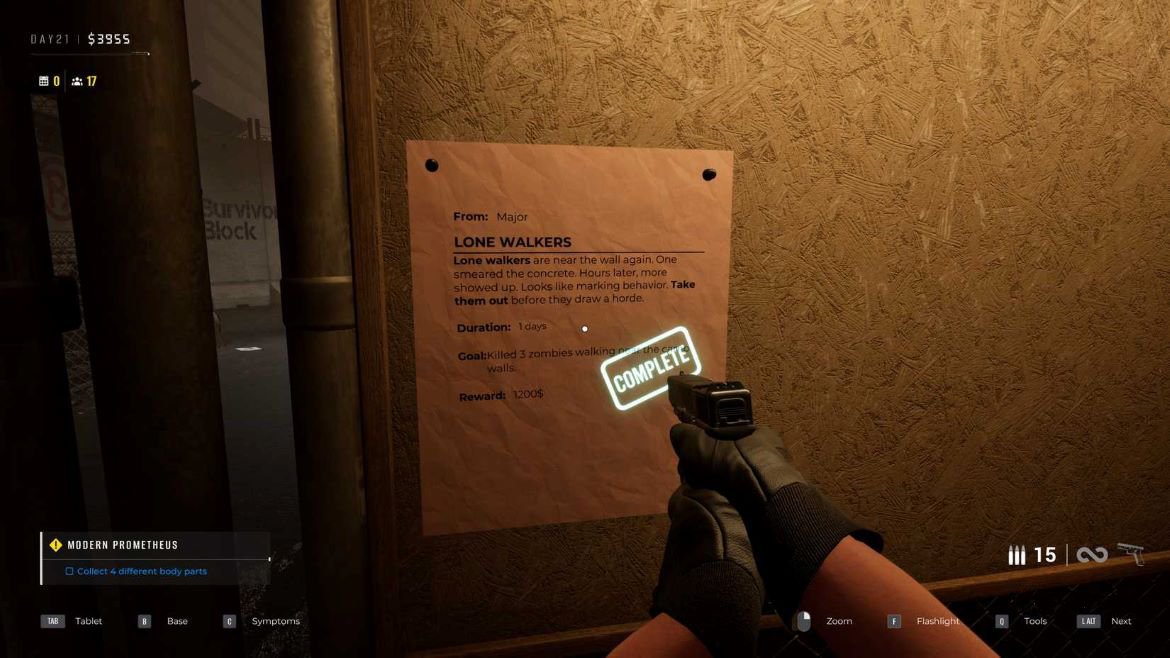 Ликвидация инфицированного выжившего в Quarantine Zone