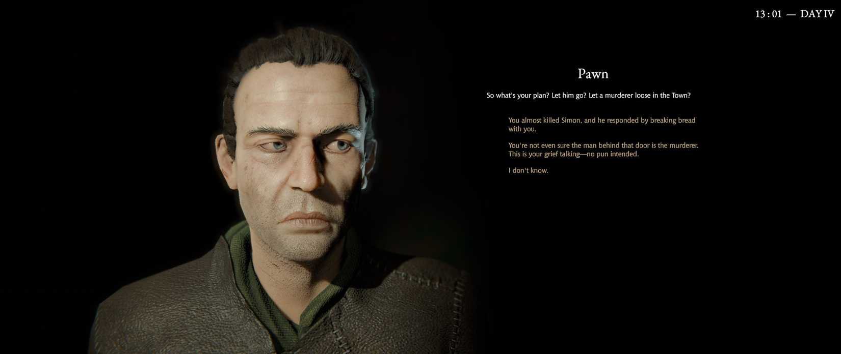 Диалог с Грифом после спасения Pathologic 3