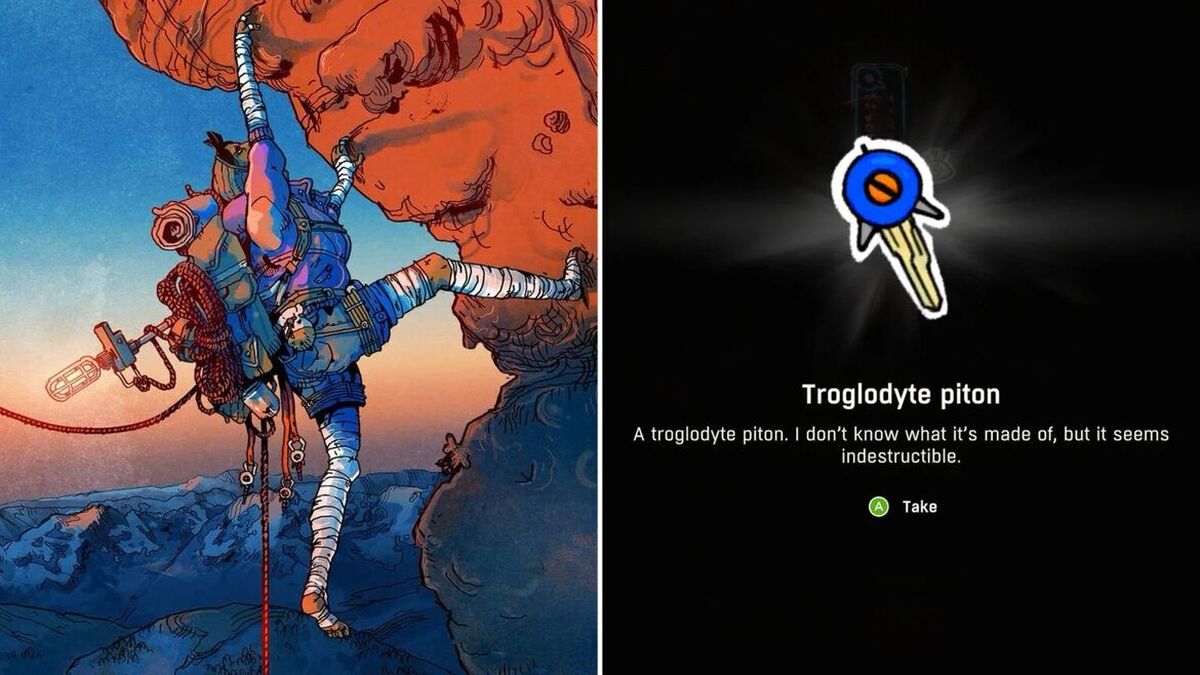 Где найти крюк троглодитов в Cairn и получить трофей Дитя