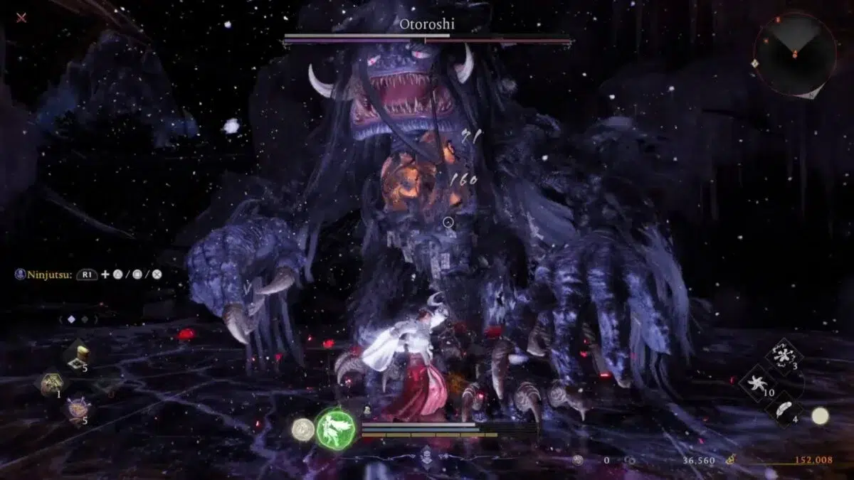 Как легко победить Отороси в Nioh 3