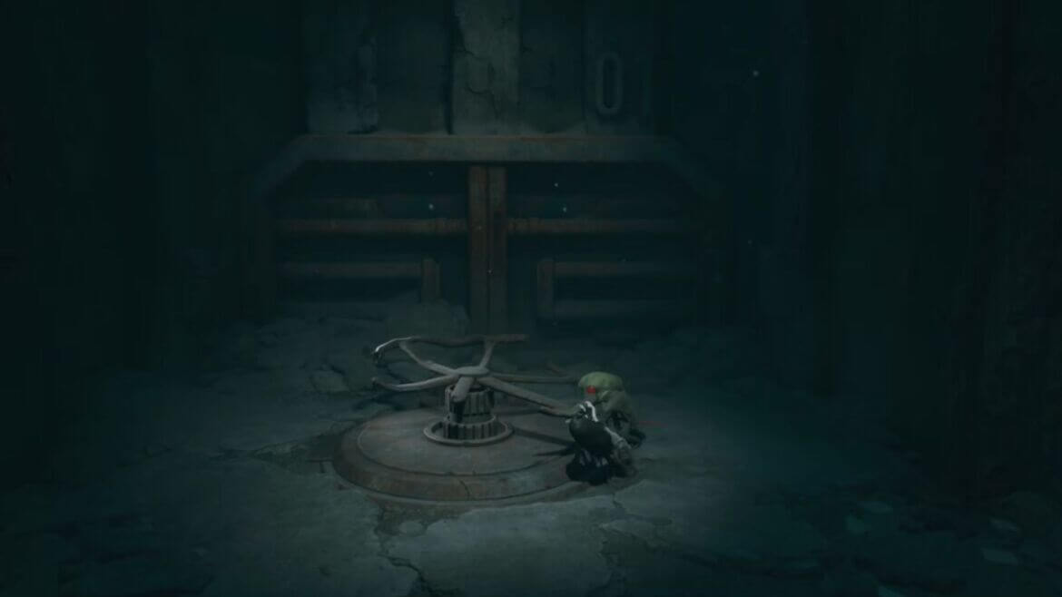 Откройте люк и спускайтесь вниз