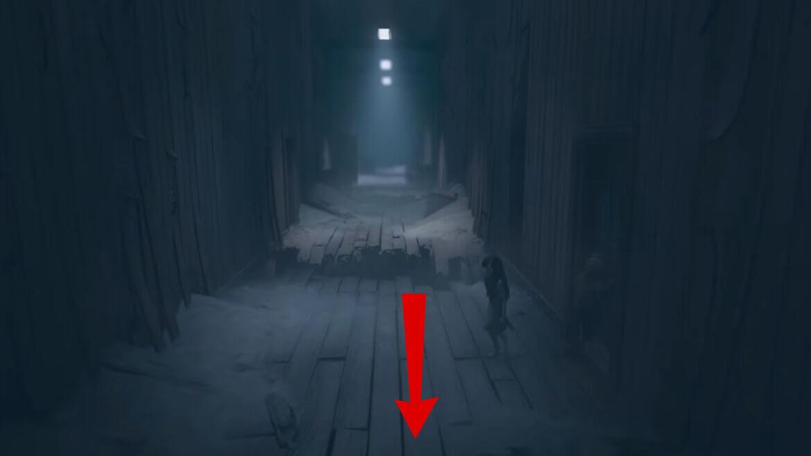 Идите по направлению к камере