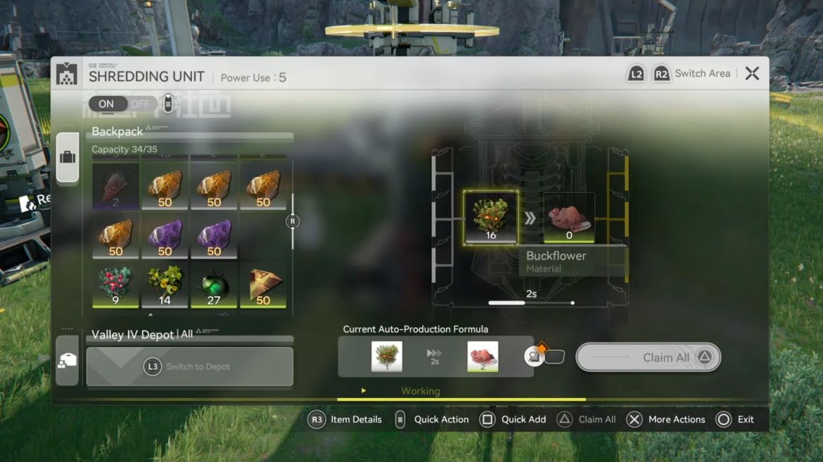 Измельчающая установка в Arknights Endfield