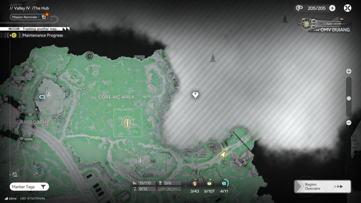 Направляйтесь к отмеченной локации чтобы найти ферриевую руду