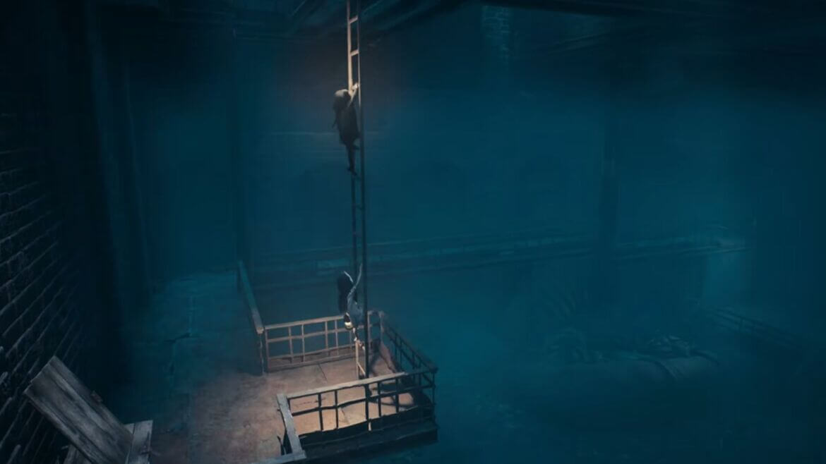 Поднимитесь по лестнице