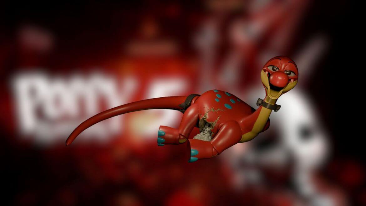 Нажимная рука находится в той же комнате что и огромная версия Брона