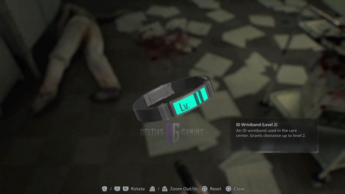 Идентификационный браслет 2 уровня в Resident Evil Requiem
