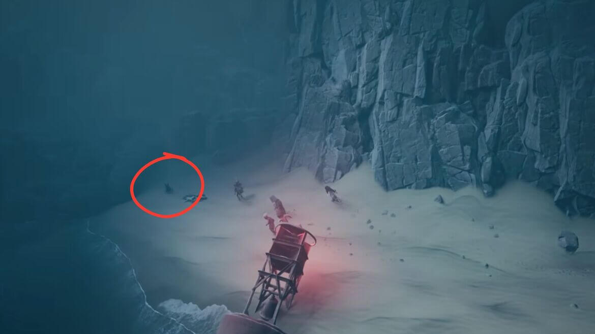 Существо будет здесь