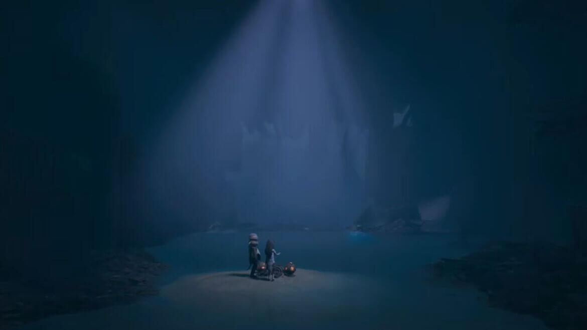 Подберите маску как только закончится кат сцена