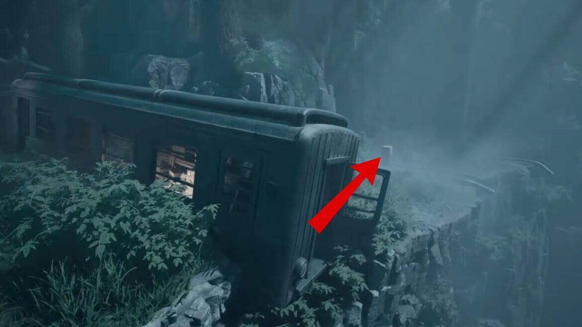 Выйдите через эту сторону