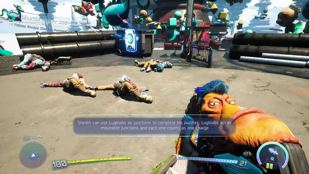 Использование Лагблобов для замыкания цепей