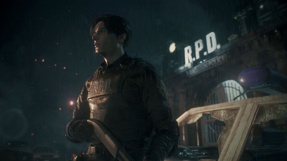Леон Кеннеди в Resident Evil 2