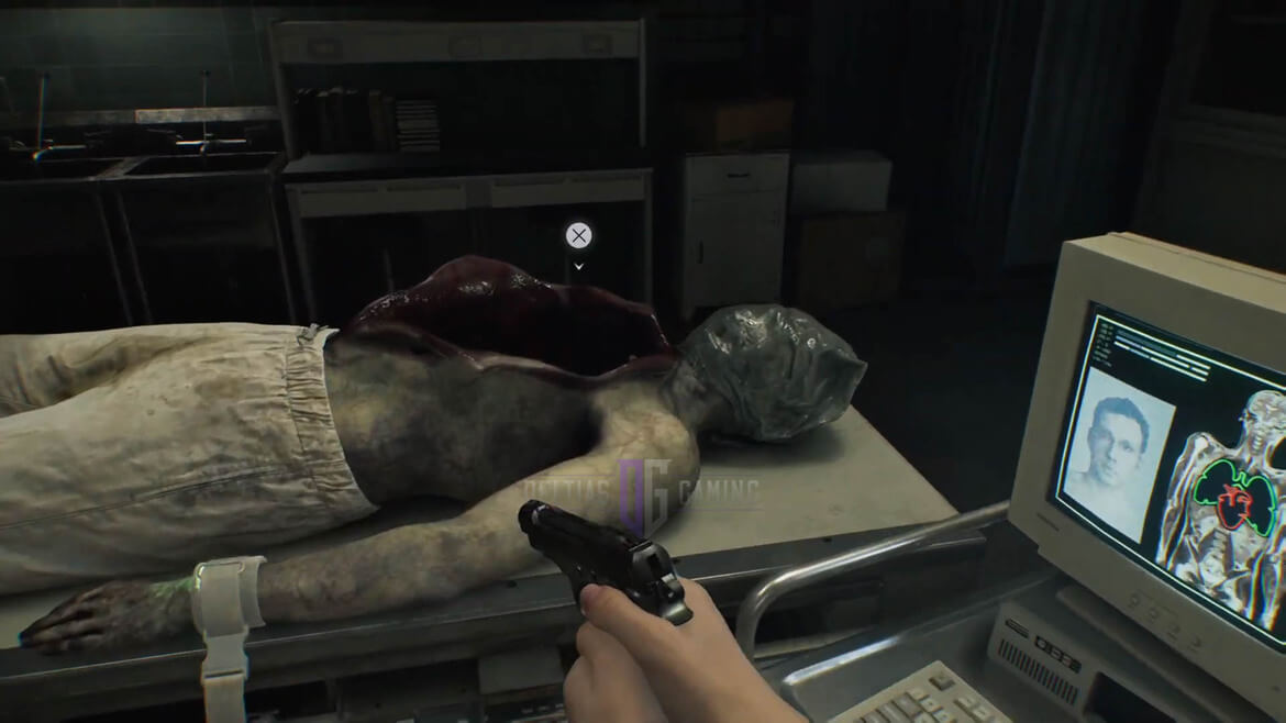 Вставляем органы в труп Resident Evil 9 Requiem