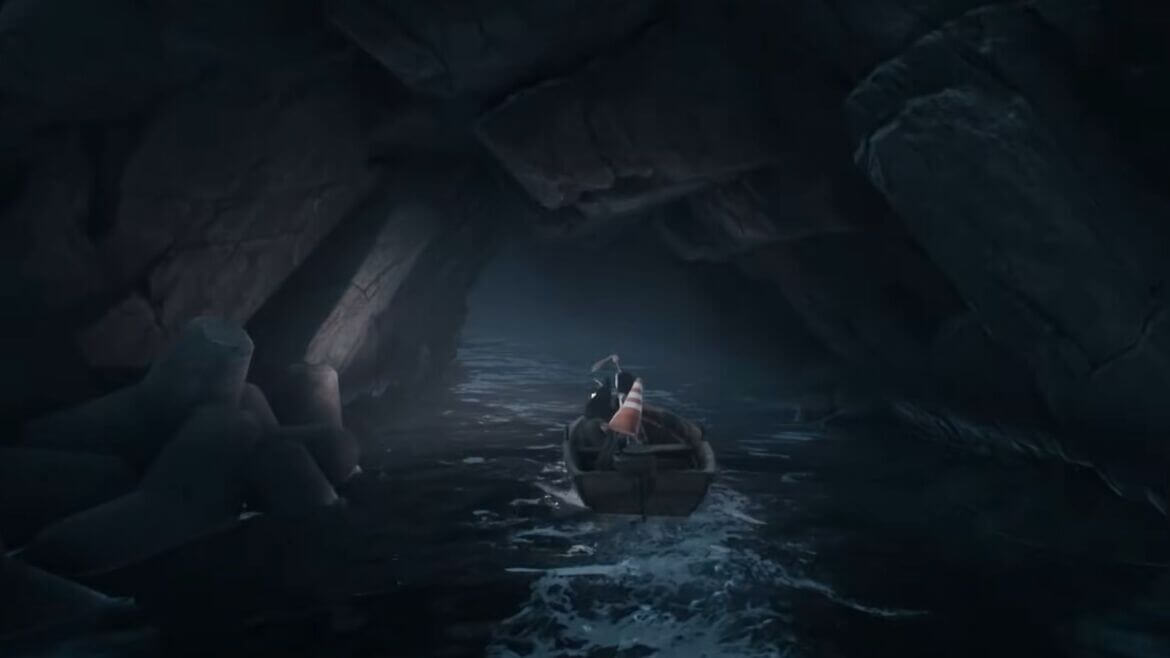 Пройдите через пещеру чтобы найти гроб