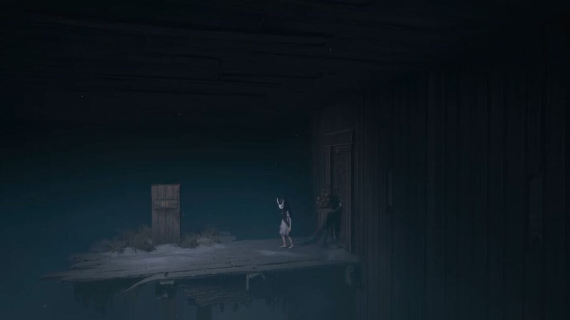 Гроб находится по другую сторону двери