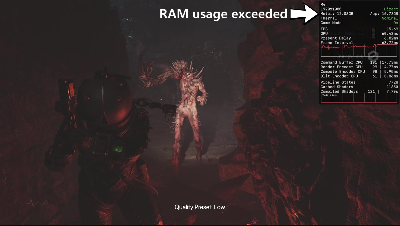 Игры на Mac упёрлись в память 16 ГБ уже не тянут UE5