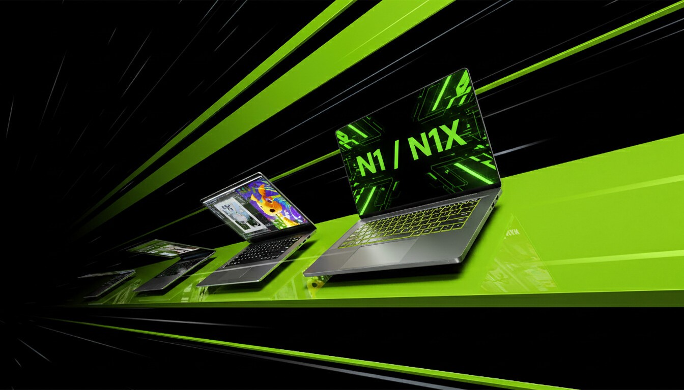 NVIDIA готовит Arm чипы N1 и N1X для ноутбуков на 2026 год