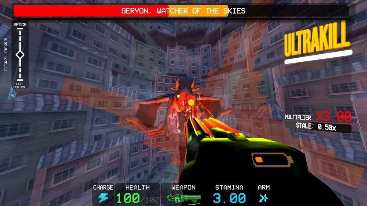 Ultrakill как победить Geryon финального босса Fraud