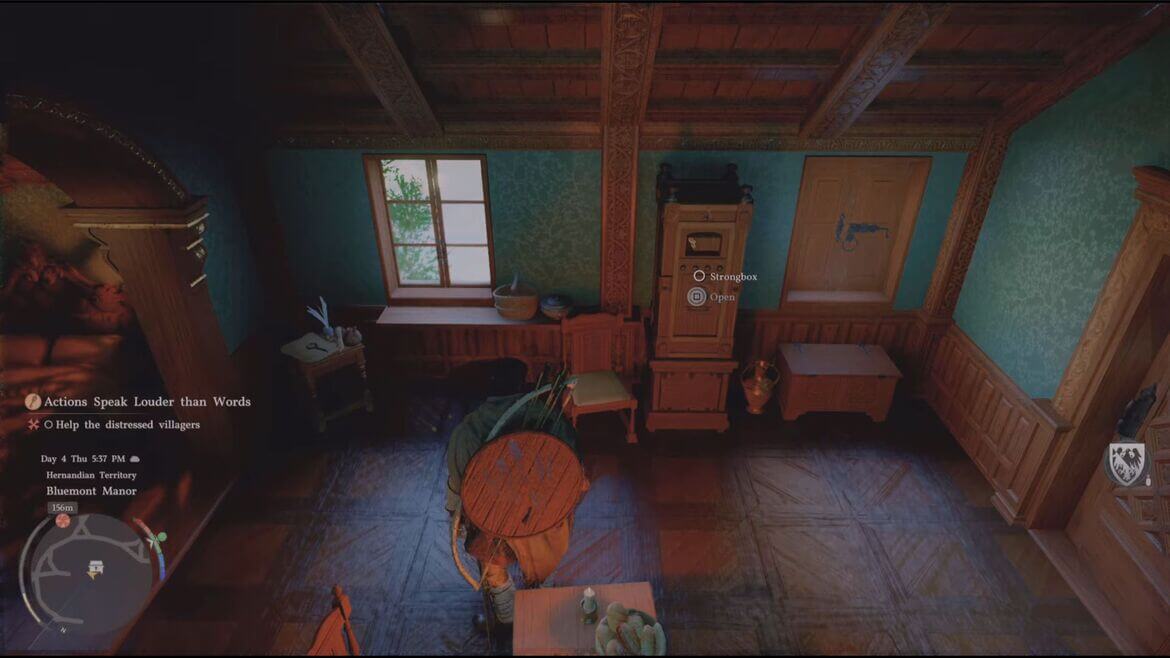 Гайд по головоломке с сейфом в поместье Блюмонт в Crimson Desert