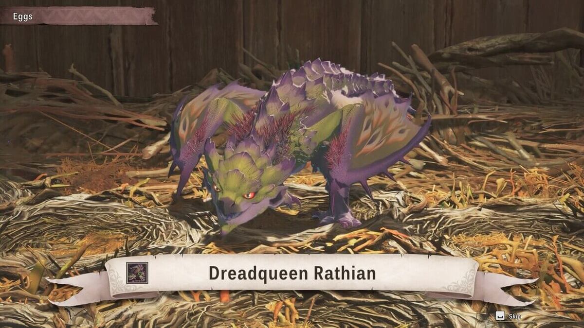 Как получить Dreadqueen Rathian в Monster Hunter Stories 3