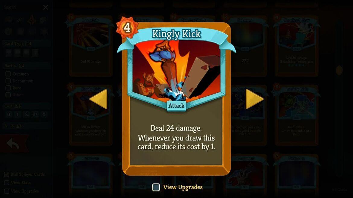 Карта Kingly Kick