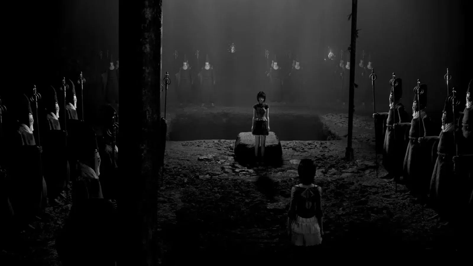 Классическая концовка Crimson Butterfly — жертва Маю Мио и багряная бабочка в финале Crimson Butterfly Fatal Frame 2 Remake